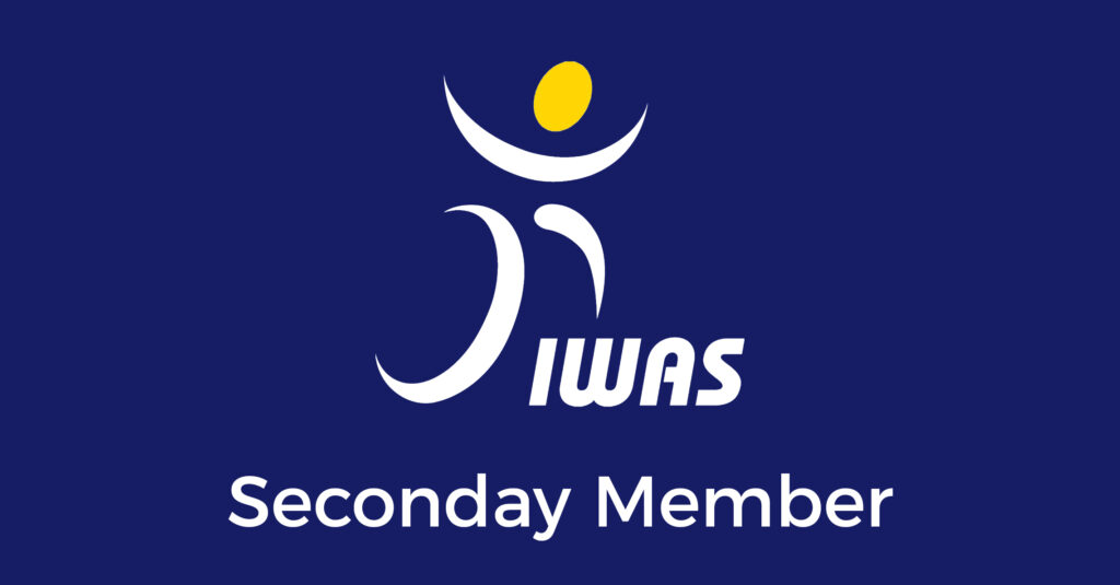 IWAS Logo with the words "Secondary Member" below.